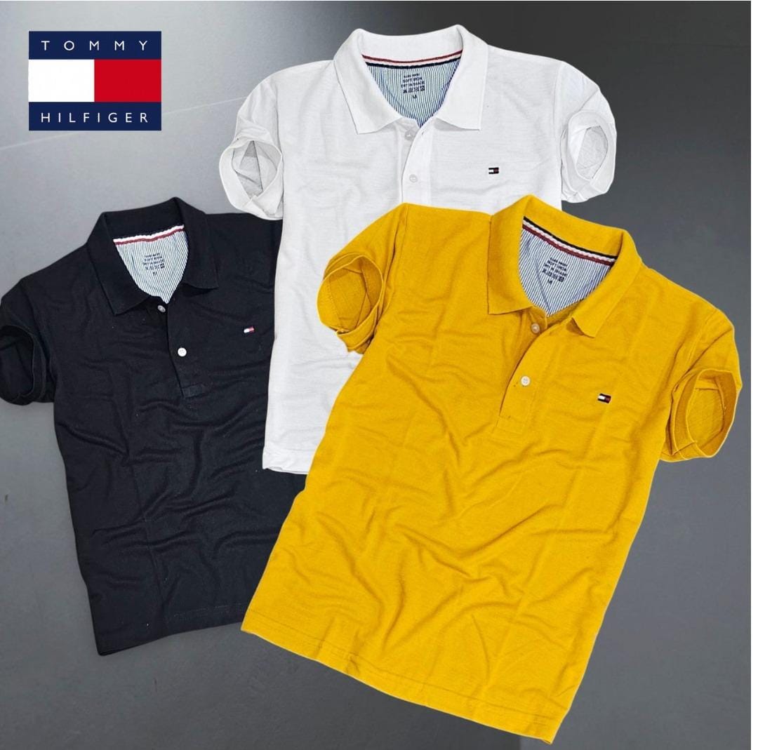Tommy Hilfiger Matty Polo Tshirts in Pack of 3