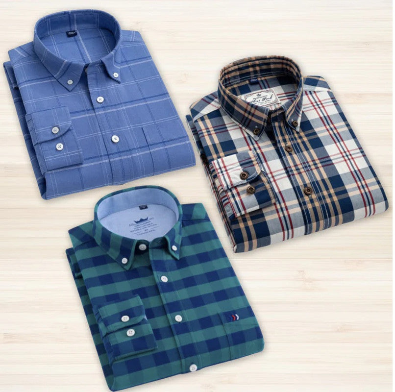 Check Casual Shirt Pack of 3