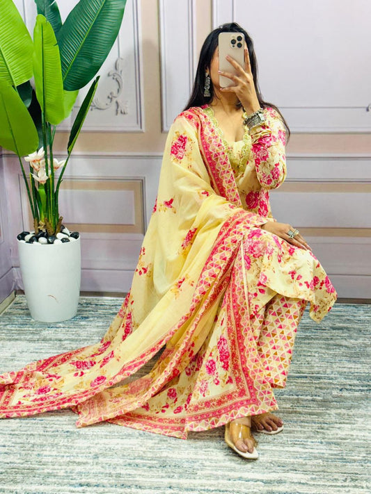 Straight Kurti / Kurti + Pant + Dupatta