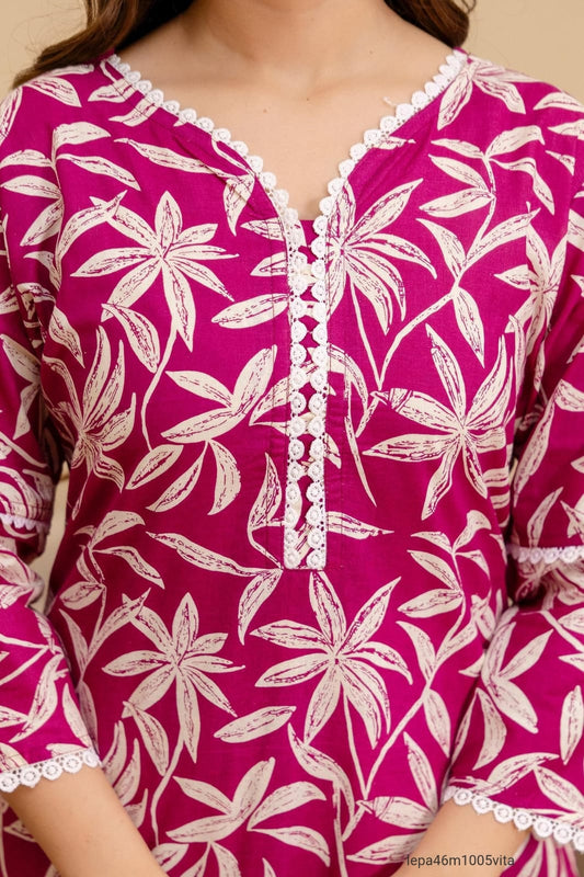 Jaipuri Printed Cotton Fabric CORD-SET