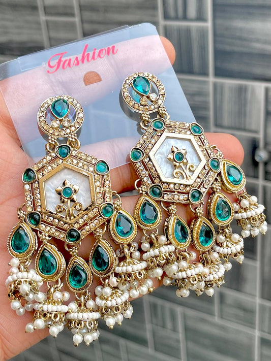 MOP Work Bollywood Earrings