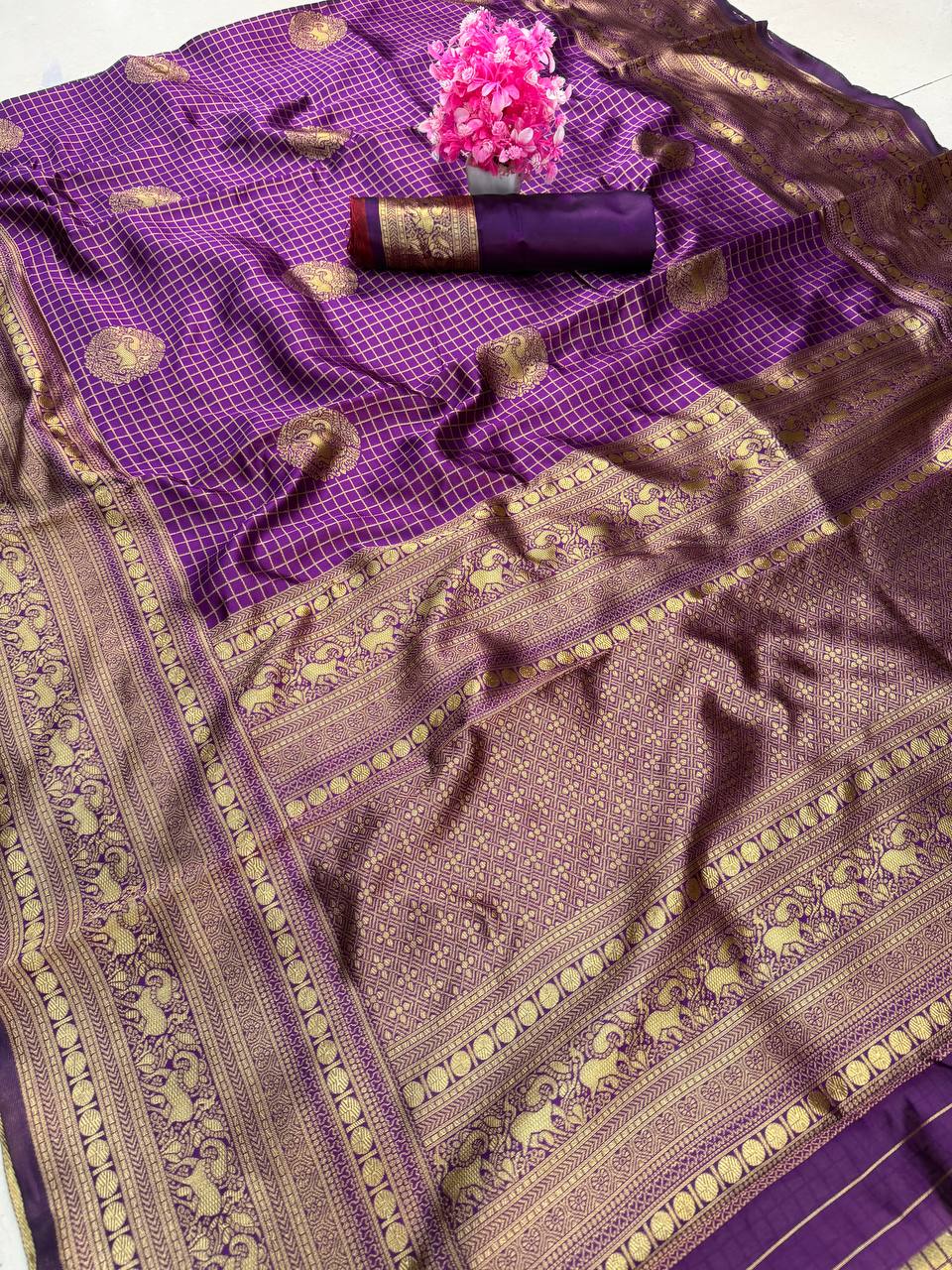 Breathable Organic Banarasi Sarees