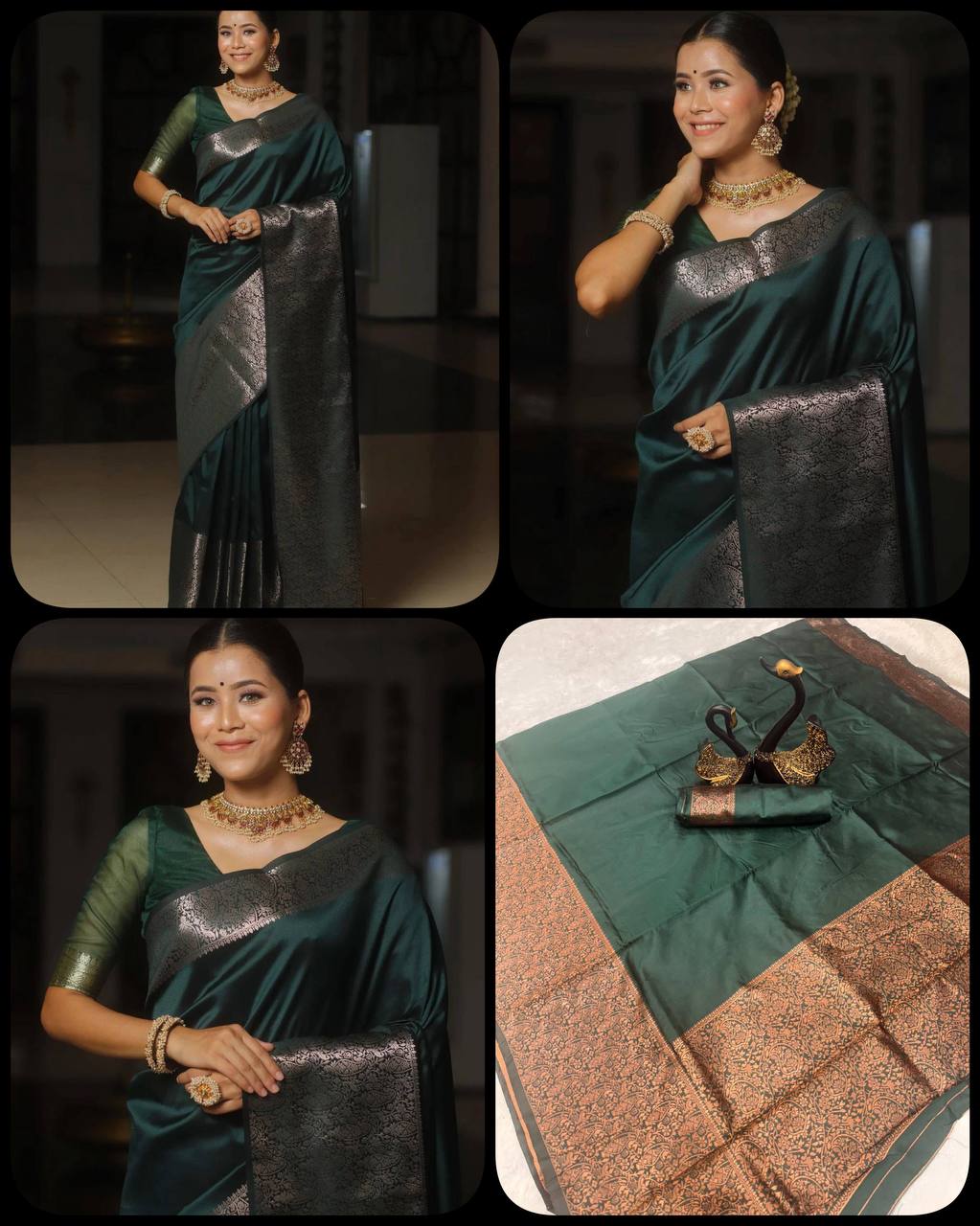 Art Silk Jacquard Border Saree