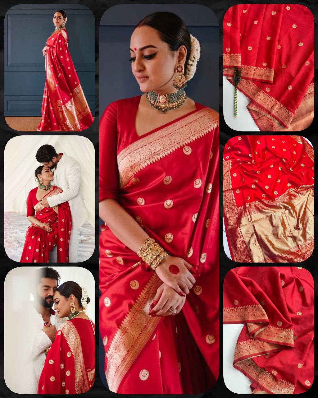 Art Silk Jacquard Border Saree