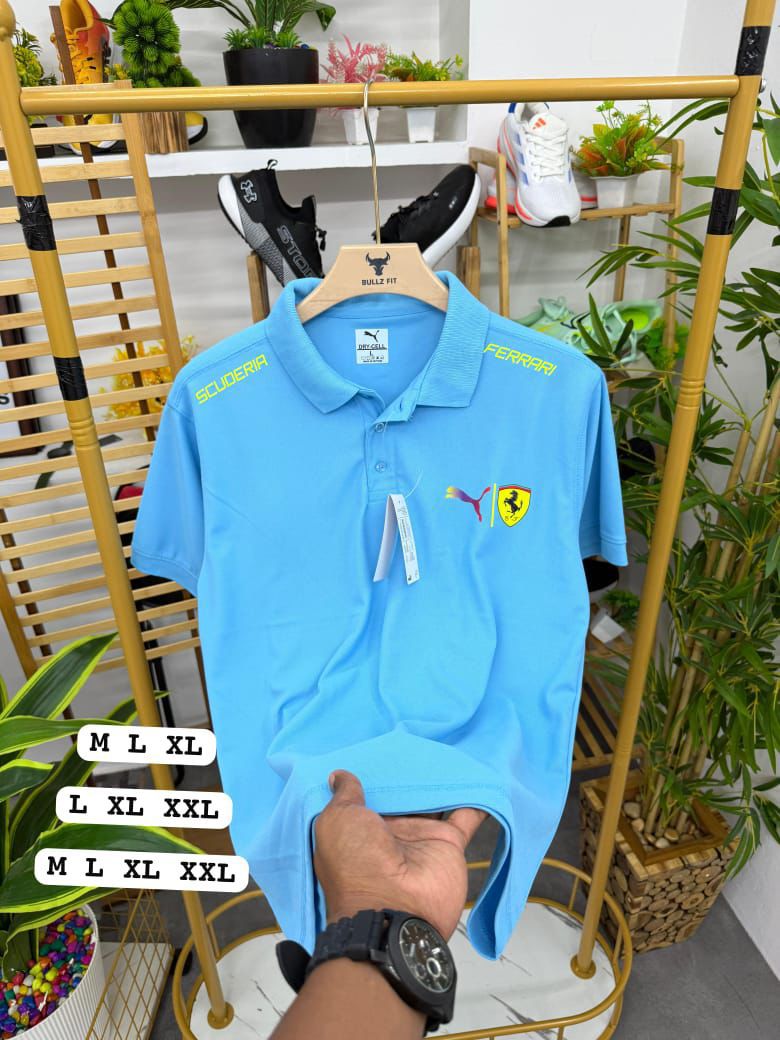 Quality Cotton Lycra Collar T-shirt❤️ Brands