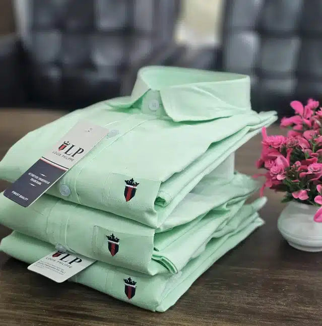 Louis Philippe Men's Cotton Slim Fit Shirt