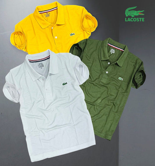 CROCODILE Matty Polo Tshirts in Pack of 3