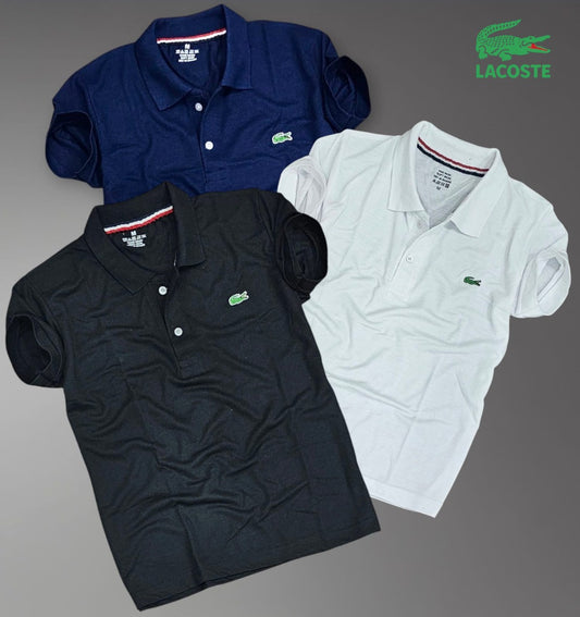 CROCODILE Matty Polo Tshirts in Pack of 3