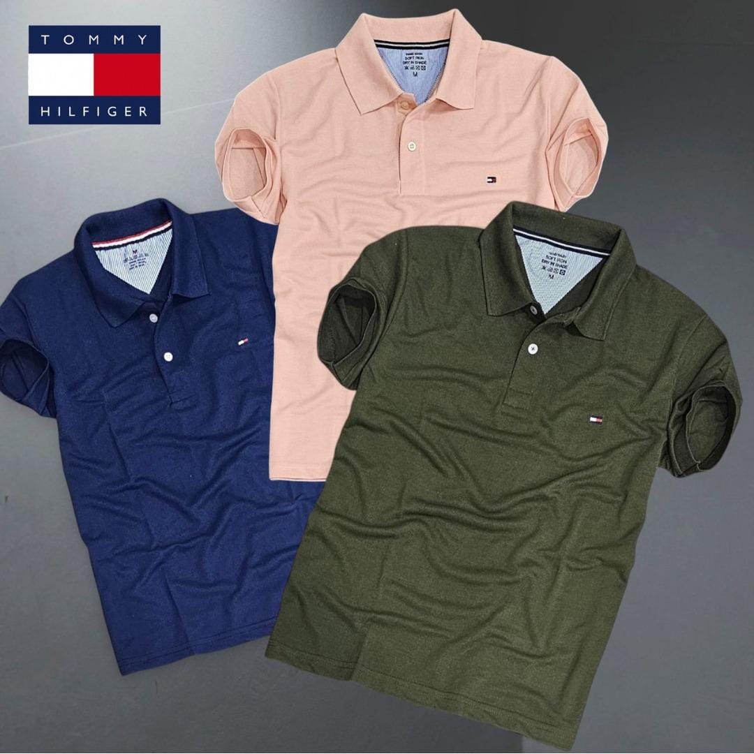 Tommy Hilfiger Matty Polo Tshirts in Pack of 3