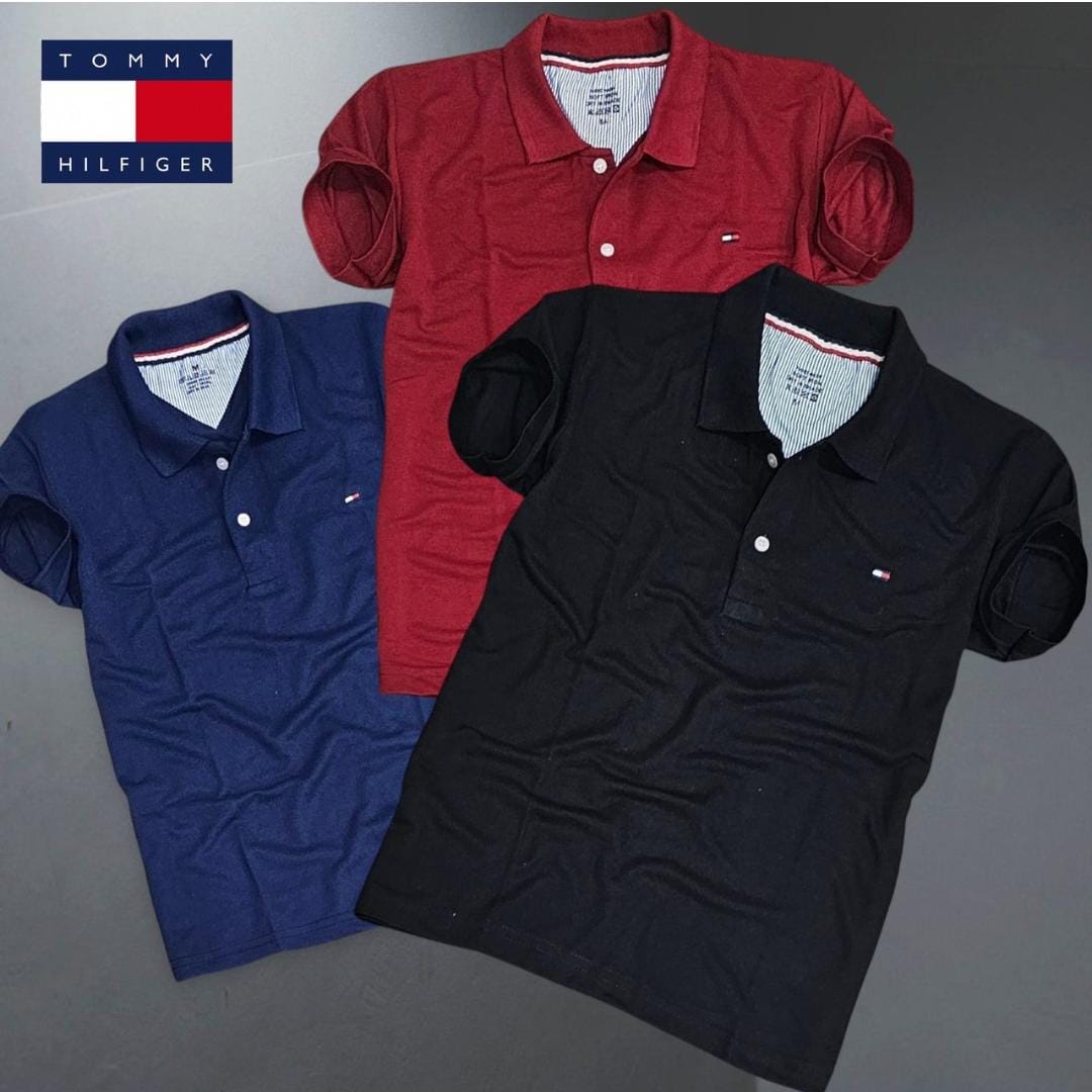 Tommy Hilfiger Matty Polo Tshirts in Pack of 3