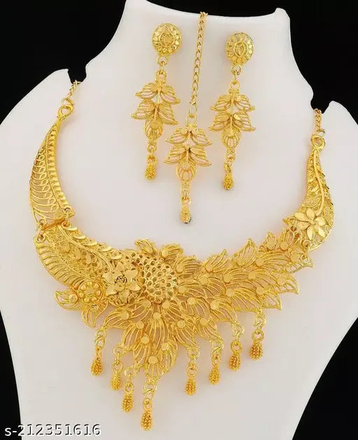 New Tready Gold plated neckless, Jewellery Set for Women,