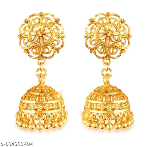 Stylish Golden Jummer/ Ear rings