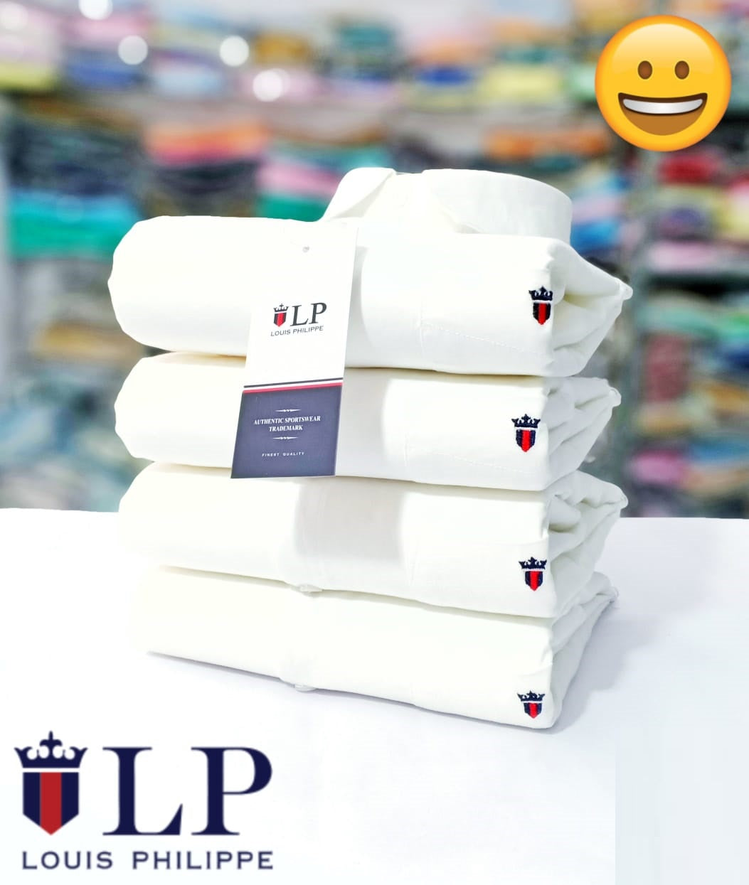 Louis Philippe Men's Cotton Slim Fit Shirt