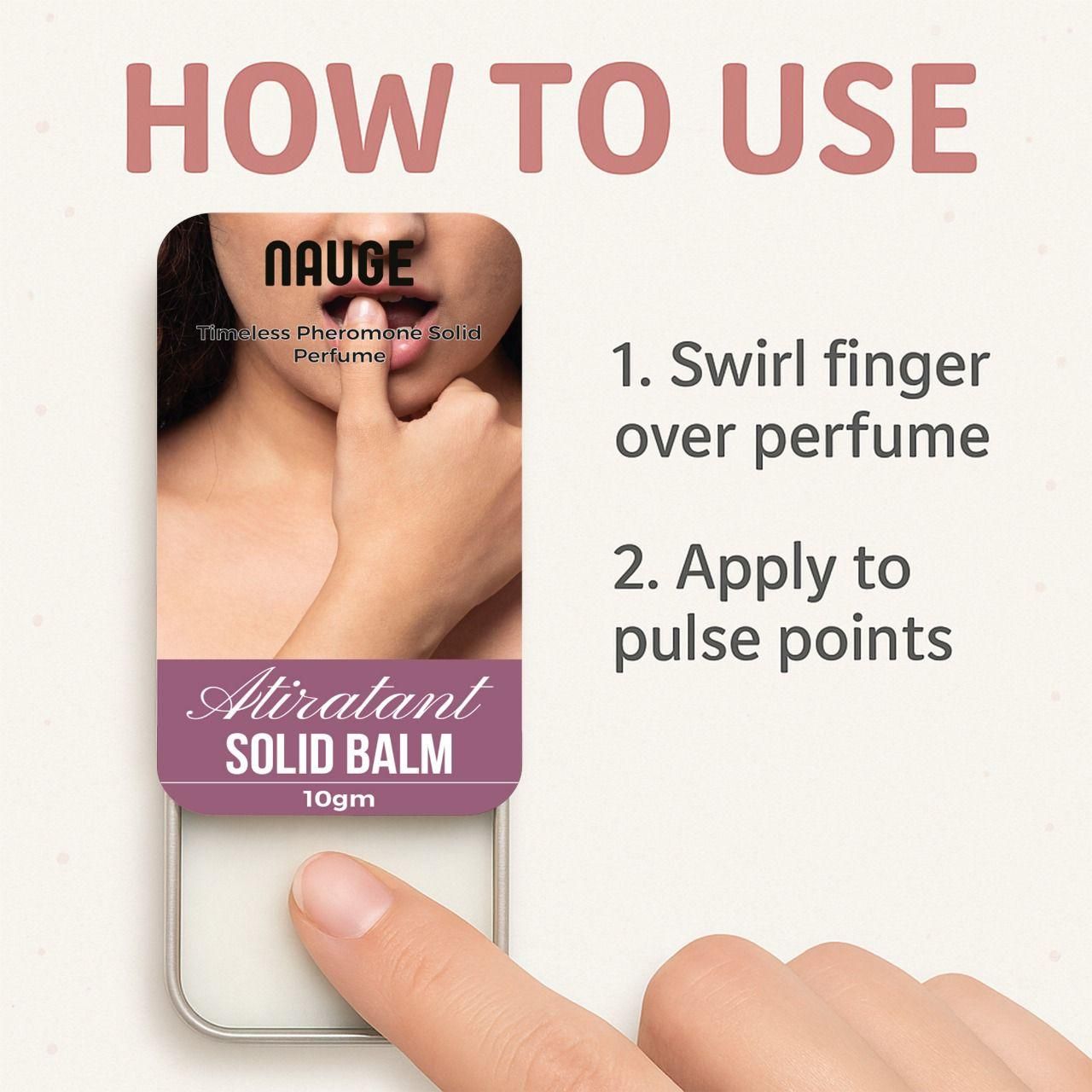 NAUGE Timeless Pheromone Solid Perfume 10gram