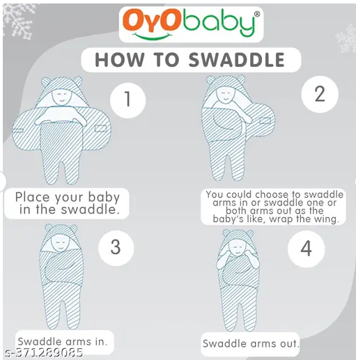 BABY Premium Hooded Star Printerd Baby Blanket for 0 to 6 month babies