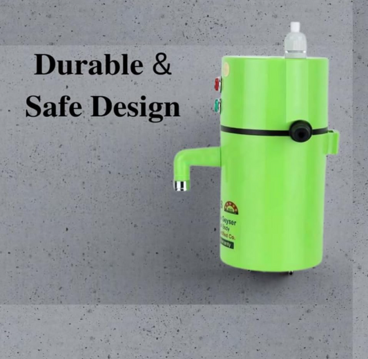 Instant Water Heater/Geyser for Kitchen, Restaurant, Clinic, Salon, & More – No Plumbing Required, 6-Second Hot Water   Auto Cut-Off Portable