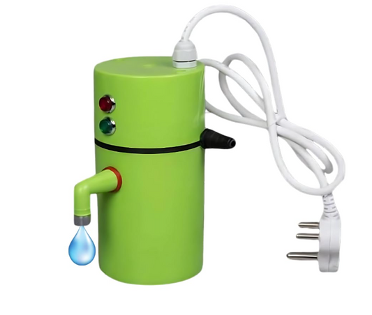 Instant Water Heater/Geyser for Kitchen, Restaurant, Clinic, Salon, & More – No Plumbing Required, 6-Second Hot Water   Auto Cut-Off Portable