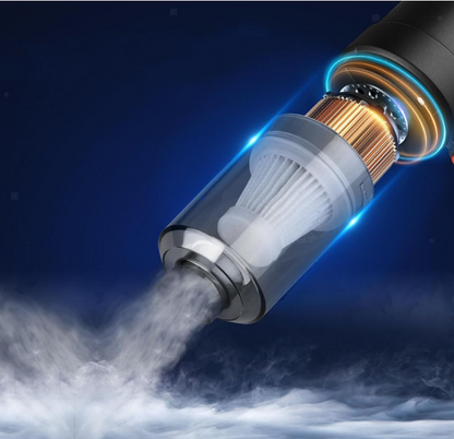 3-in-1 Cordless Mini Vacuum Cleaner for Car & Home – Portable, Rechargeable, Wet Dry Use, Blower, Compact Dust Remover for Sofa, Window, Travel (Car vaccum Cleaner-1, Pack of 1)