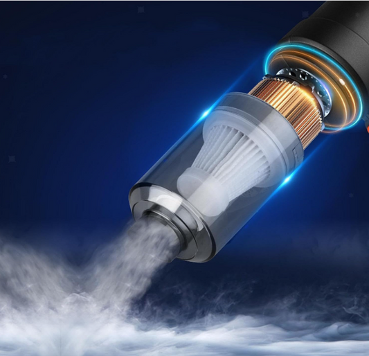 3-in-1 Cordless Mini Vacuum Cleaner for Car & Home – Portable, Rechargeable, Wet Dry Use, Blower, Compact Dust Remover for Sofa, Window, Travel (Car vaccum Cleaner-1, Pack of 1)