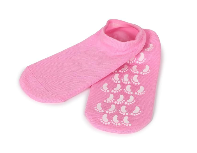 Moisturizing Silicone Spa Gel Socks for Women & Men Crack Heel Repair Socks with Natural Oil & Vitamin E for Dry Cracked Feet (Multicolor, 1 Pair) (1 PAIR)