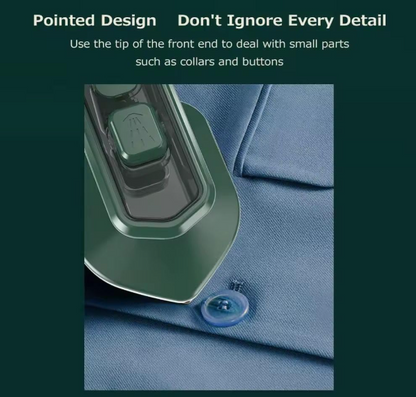 Portable Handheld Steam Iron for Clothes | Mini Travel Garment Steamer with Titanium Soleplate | Dry & Steam Ironing | Lightweight Fabric Wrinkle Remover for Home, Office & Travel