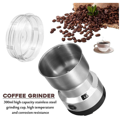 Nima Electric Coffee & Spice Grinder 150W | Stainless Steel Dry Masala Grinder | Multipurpose Mini Grinder for Coffee Beans, Nuts, Seeds & Spices | Compact Kitchen Appliance