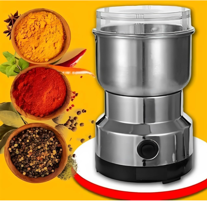 Nima Electric Coffee & Spice Grinder 150W | Stainless Steel Dry Masala Grinder | Multipurpose Mini Grinder for Coffee Beans, Nuts, Seeds & Spices | Compact Kitchen Appliance