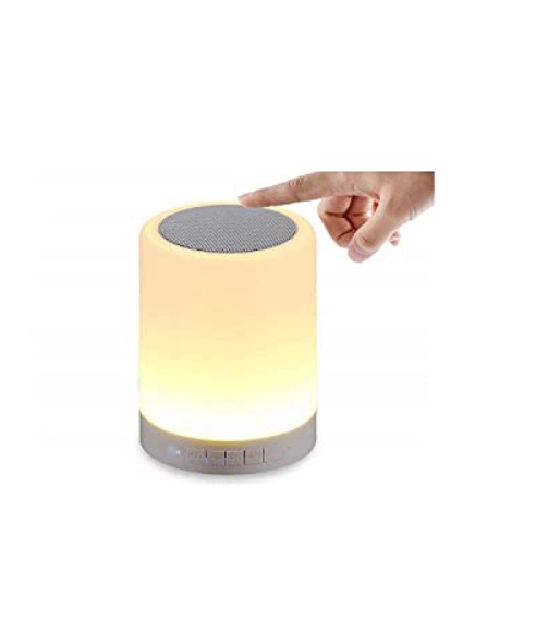 Touch Lamp Speaker with Portable Bluetooth & HiFi Speaker with Smart Colour Changing Touch Control, USB Rechargeable, TWS - Multi Colour