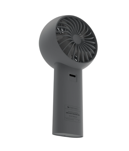 Portable Hand Fan, Upto 12h Backup, 3600mAh Rechargeable Battery, 5 Speed Modes, Upto 5.9m/s Airflow, LED Display, for Travel, Makeup, Office, Home