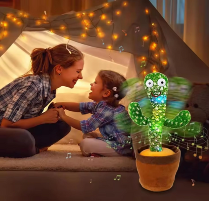 VanityX Talking Cactus Toy for Kids Dancing Cactus Toys, Singing, Wriggling, Recording & Repeating Plush Baby Toy Funny Educational Musical Toy for Toddlers, Boys & Girls Interactive Home Décor Gift