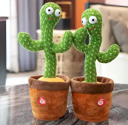 VanityX Talking Cactus Toy for Kids Dancing Cactus Toys, Singing, Wriggling, Recording & Repeating Plush Baby Toy Funny Educational Musical Toy for Toddlers, Boys & Girls Interactive Home Décor Gift