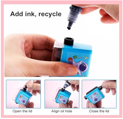 Ncry Math Roller Stamp for Addition Subtraction Multiplication Division, Roller Number Teaching Practice Math Stamp Roller Digital Teaching Stamp, Math Practice Number Rolling Stamp 1