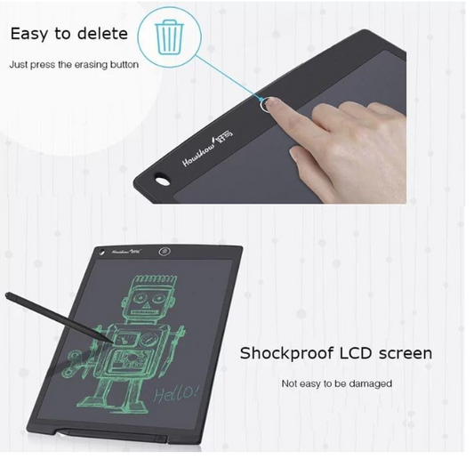 LCD Writing Tablet Drawing Board 12 Inch Colorful Girls Toys Christmas Birthday Gift for 3 4 5 6 7 Year Old Girls Erasable Drawing Tablet Doodle Board Toddler Learning Toys for Girls Age 3+ (Sky)