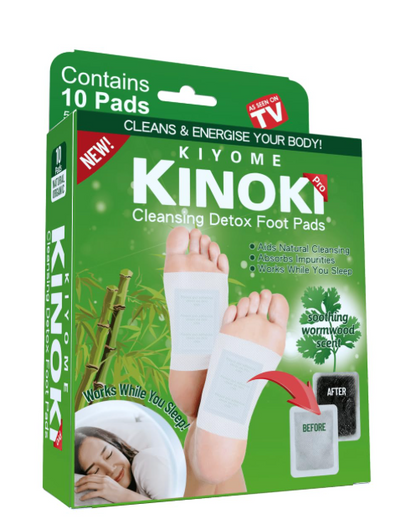 Detox Foot Patches for Cleansing Toxin Remover for Men & Women,10 Pads Deep Cleansing Detoxify Blood Circulation Foot Pad for Detox & Relaxation- Pain Relief, Stress Relief Sleep Patch (Wormwood 10 Pads)