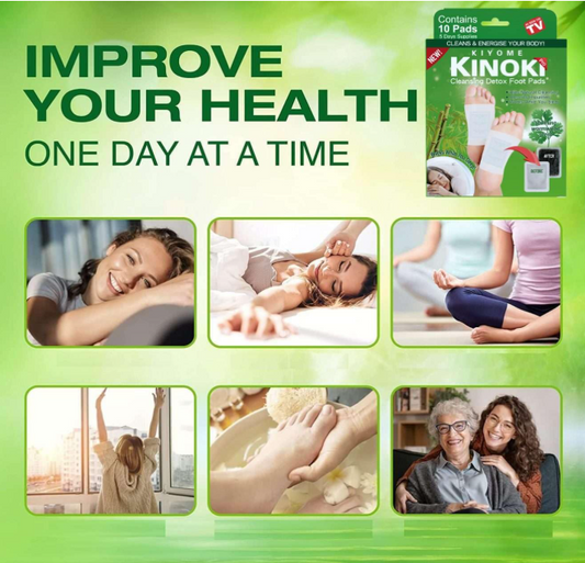 Detox Foot Patches for Cleansing Toxin Remover for Men & Women,10 Pads Deep Cleansing Detoxify Blood Circulation Foot Pad for Detox & Relaxation- Pain Relief, Stress Relief Sleep Patch (Wormwood 10 Pads)