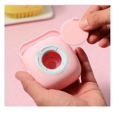 Silicone Bath Brush With Shampoo Dispenser. (Random colour) 1 Piece.