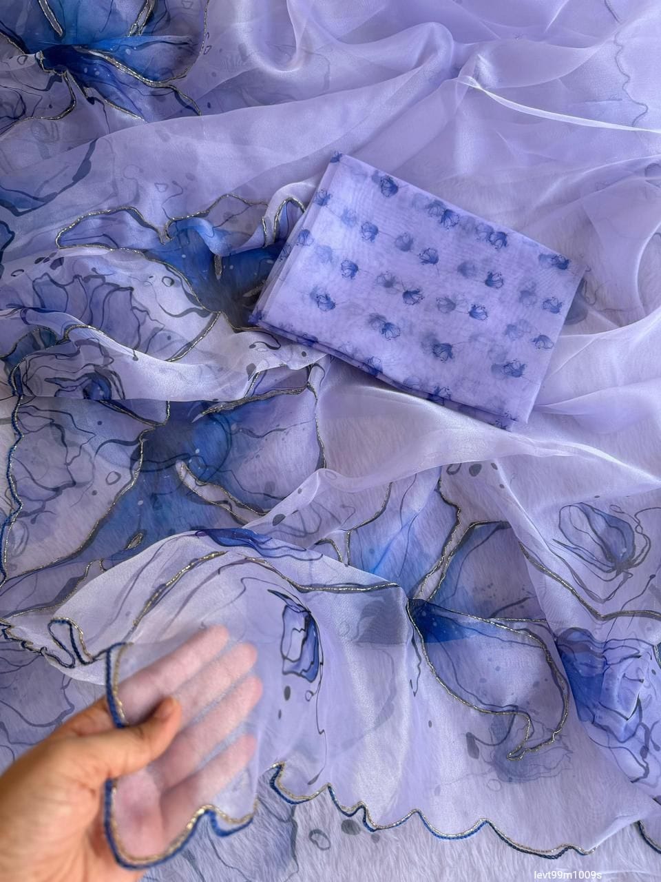 SOFT ORGANZA DIGITAL PRINT SAREE