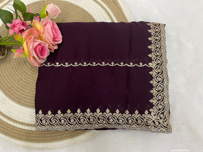 Georgette Fabric saree