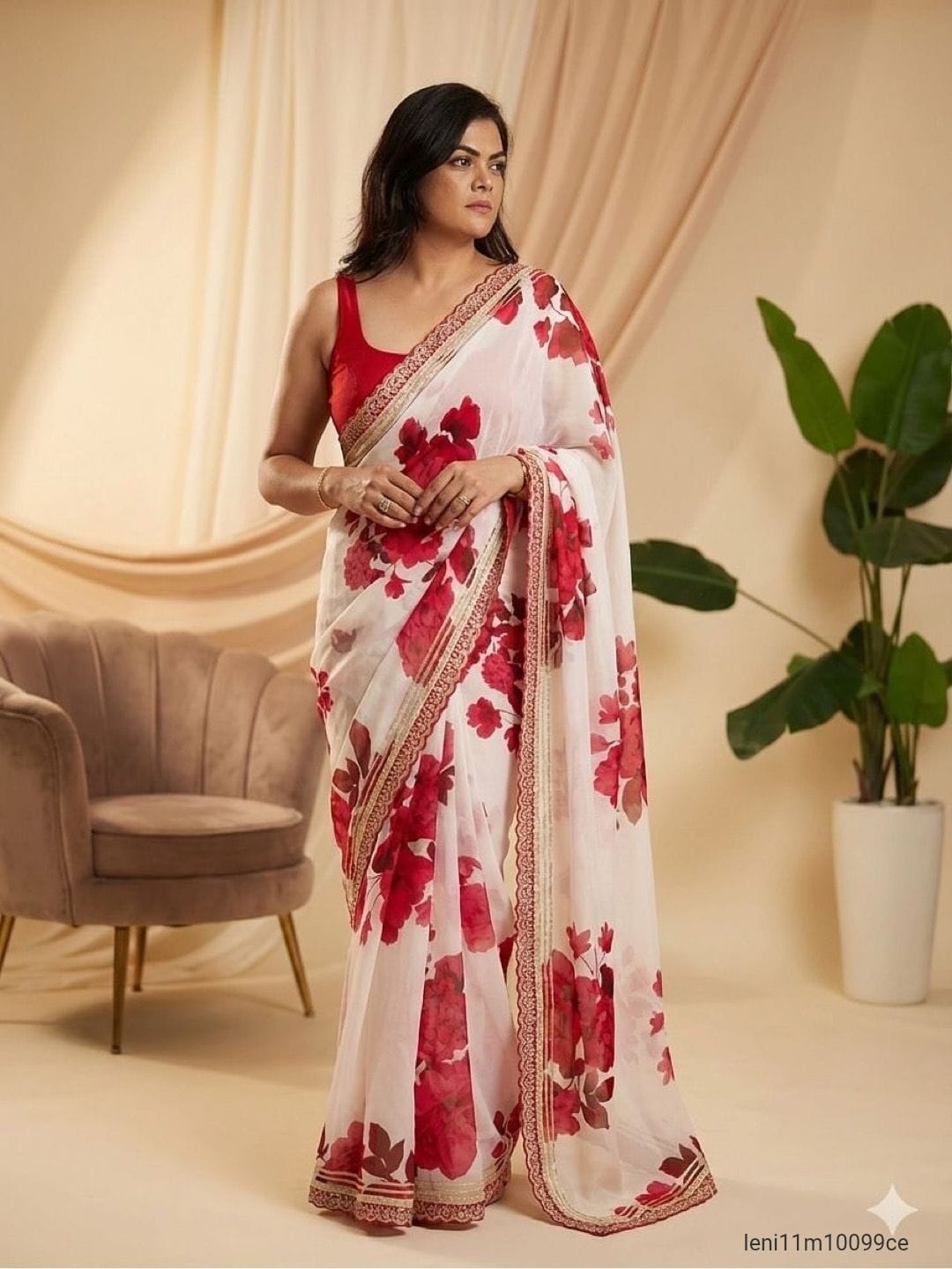 Soft georgette with beautiful floral Print