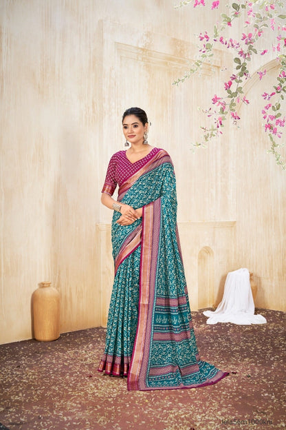COTTON CHATAI BORDER SAREE