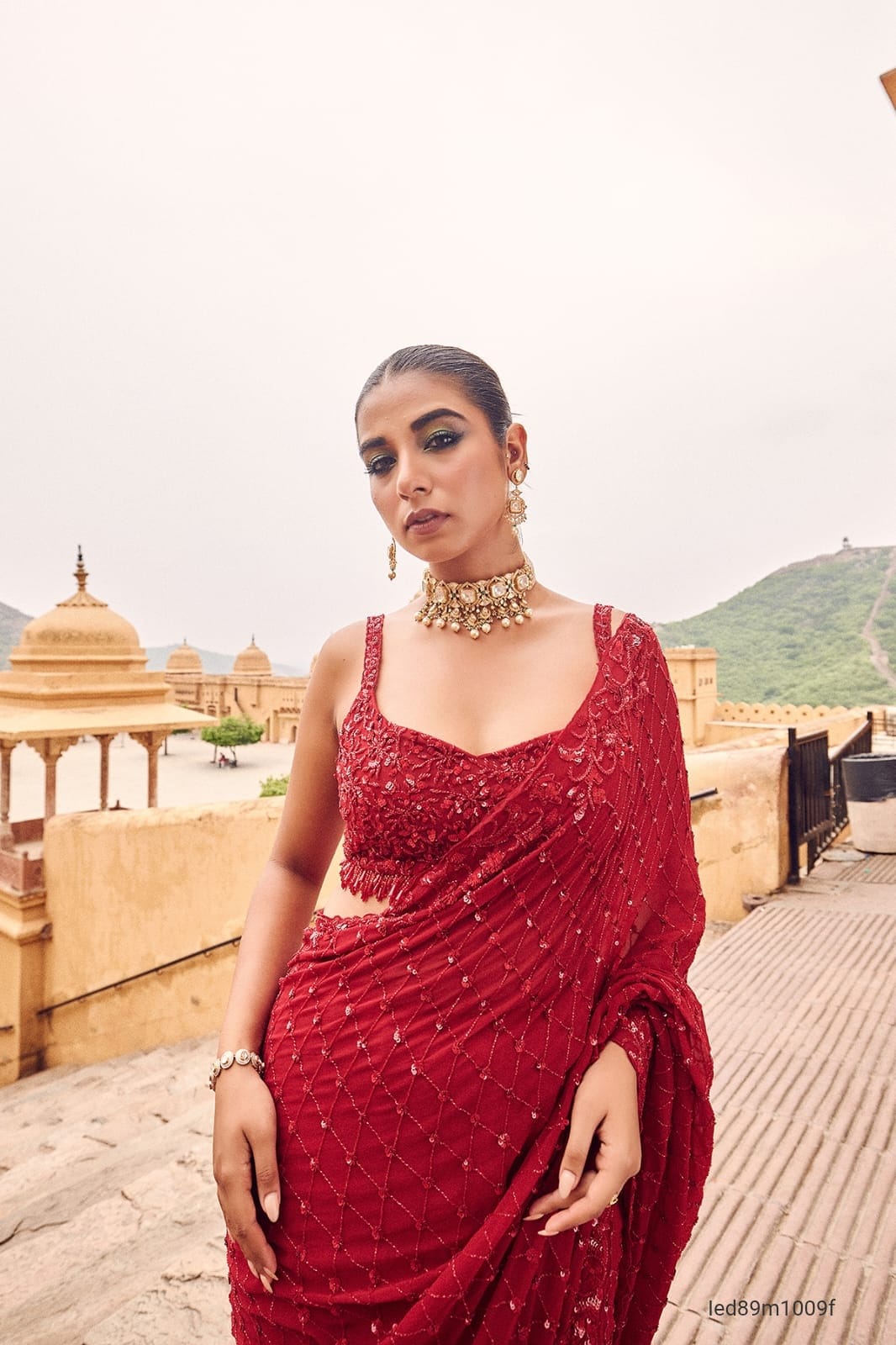 Saree of Heavy Quality faux Georgette