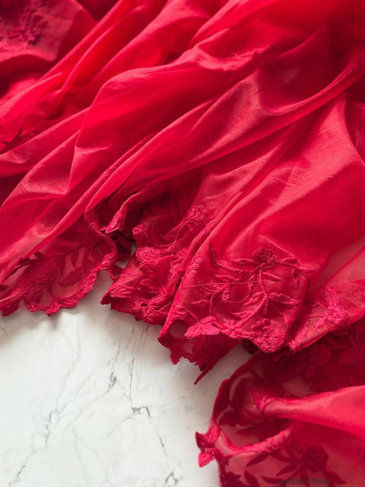 Primium Pure Twilnet Fabric With Multy Thread Work Saree