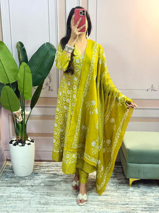 Straight Kurti / Kurti + Pant + Dupatta, Emrodori work