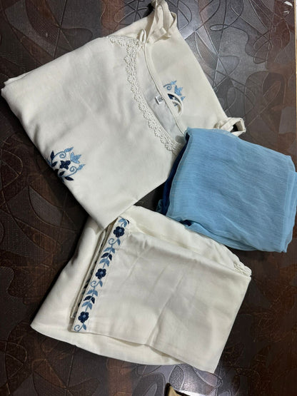 Anarkali Kurta Emrodori work