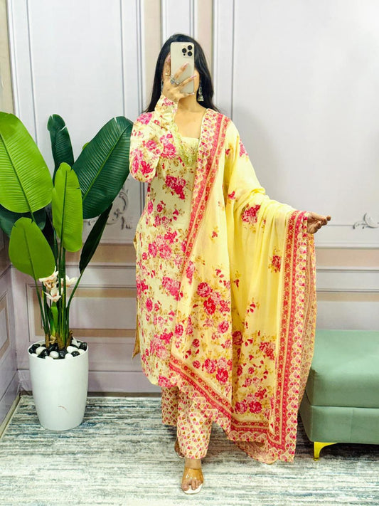 Straight Kurti / Kurti + Pant + Dupatta