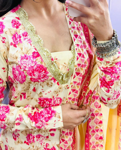 Straight Kurti / Kurti + Pant + Dupatta