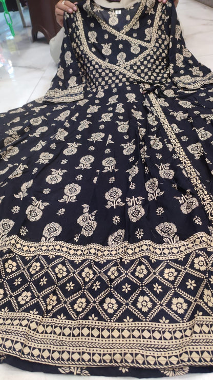 Anarkali suits premium cotton fabric