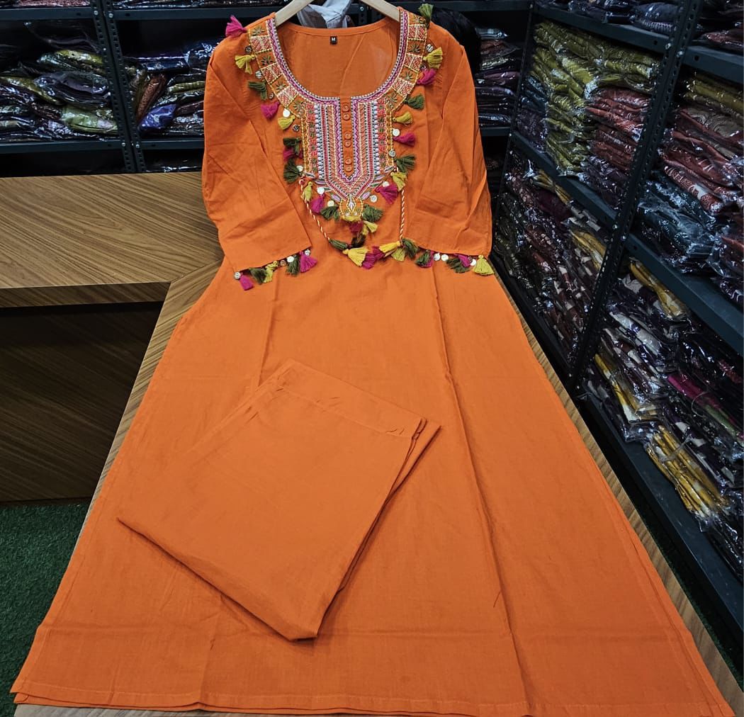 Thread Embroide - tassels and designed Kurta sets
