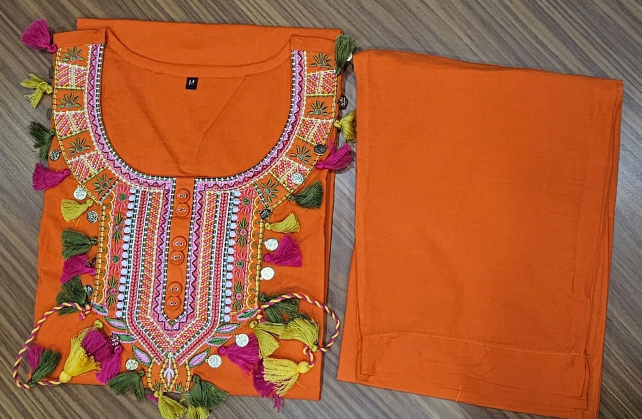 Thread Embroide - tassels and designed Kurta sets
