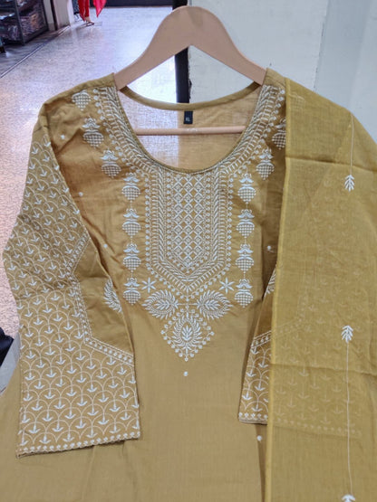 Embroidery work Kurta dupatta